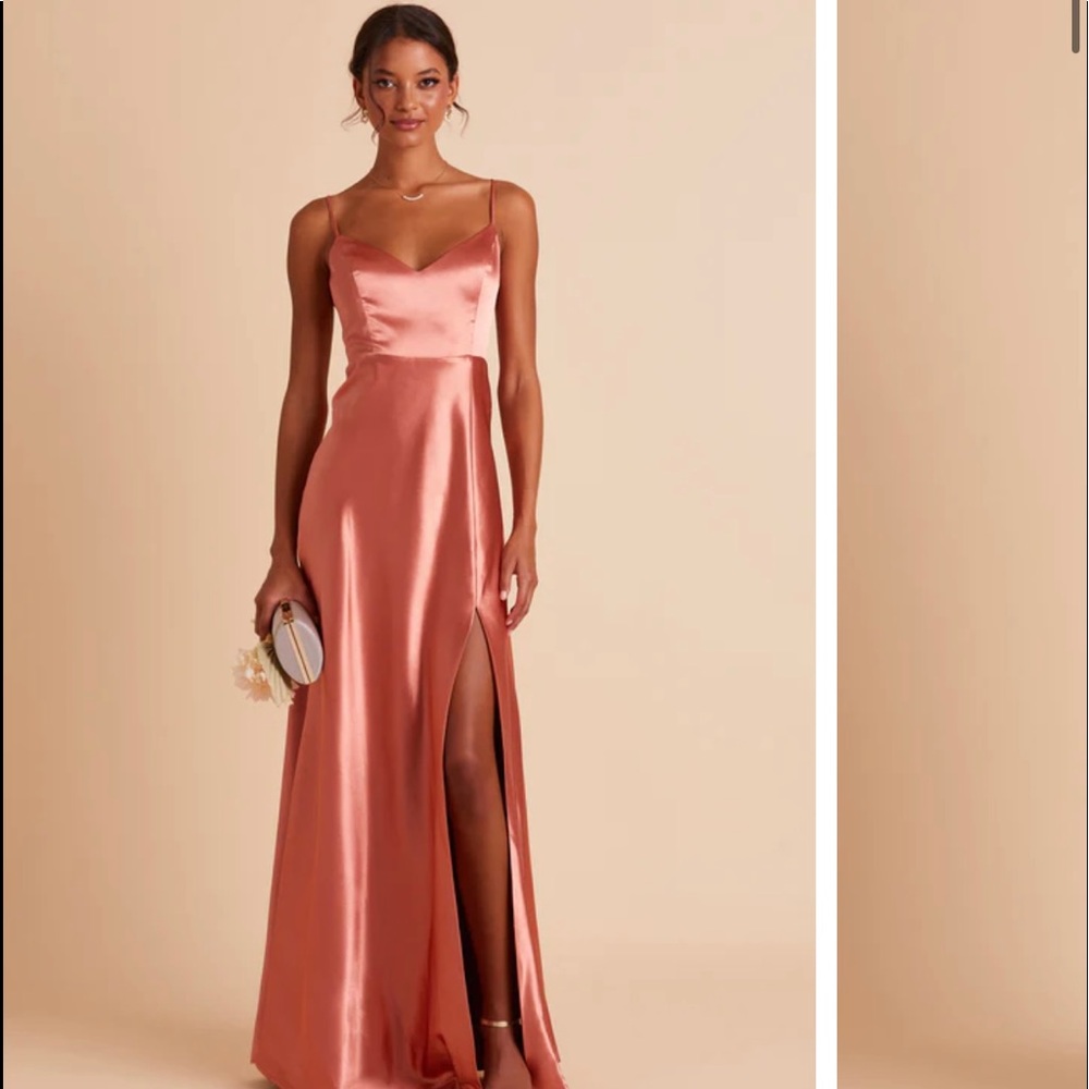 Birdy Grey - Jay Satin Dress Terracotta
